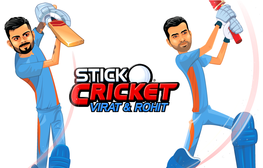 Stick Cricket Viratand Rohit