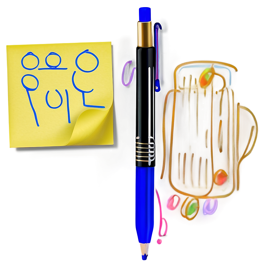 Sticky Note Art Png Nhi16