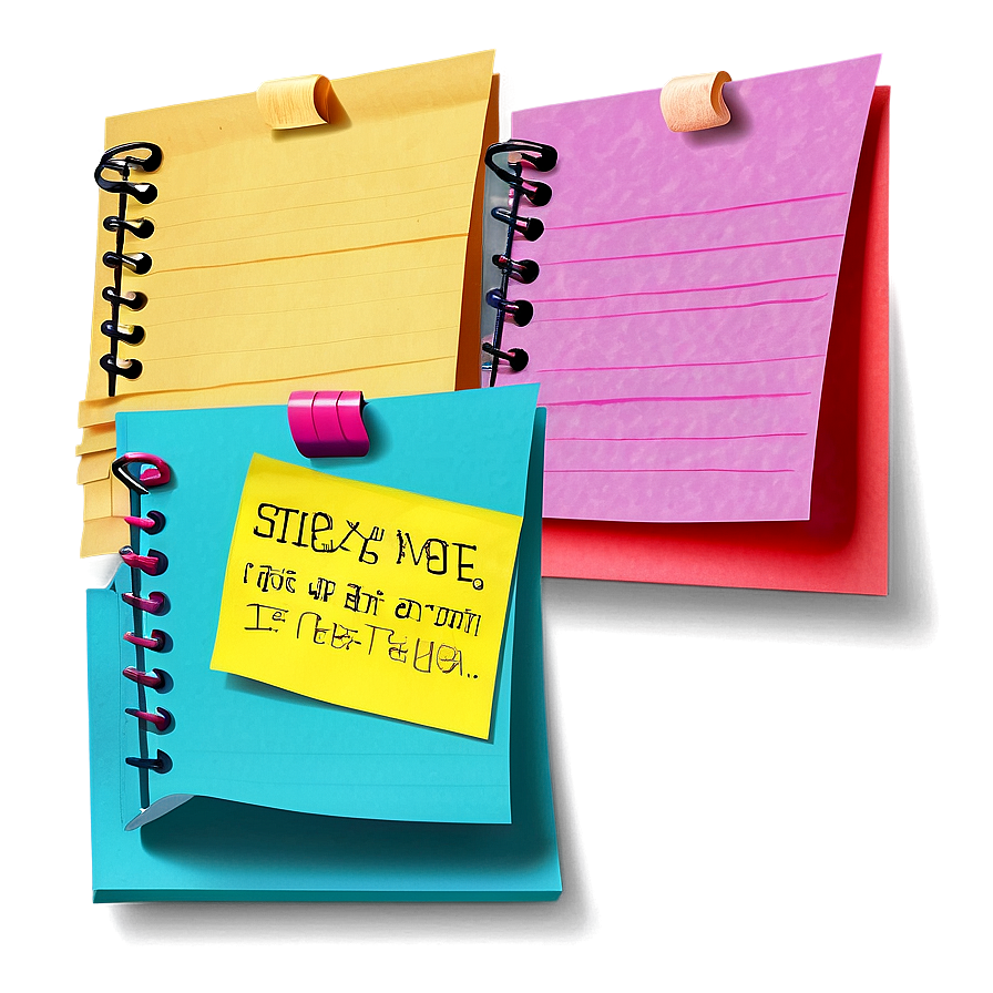 Sticky Note Graphic Png 30