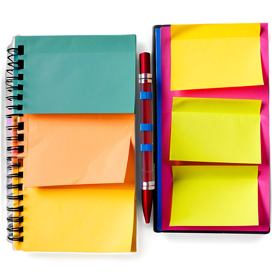 Sticky Note In Notebook Png 52