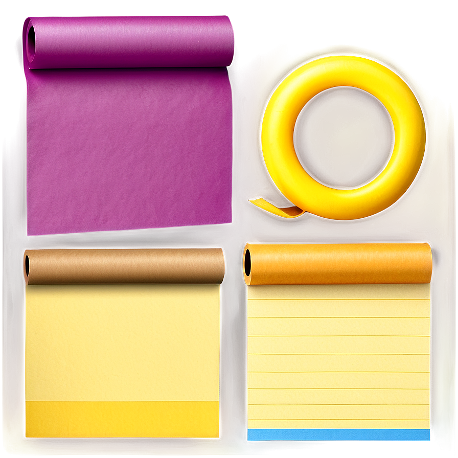 Sticky Note Paper Roll Png Ops1