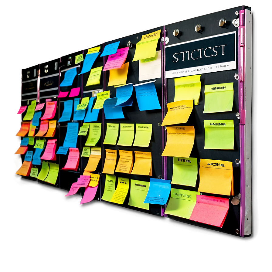 Sticky Note Wall Png Njr36
