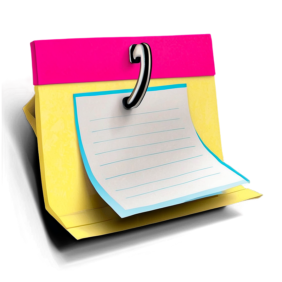 Sticky Note With Pin Png 16
