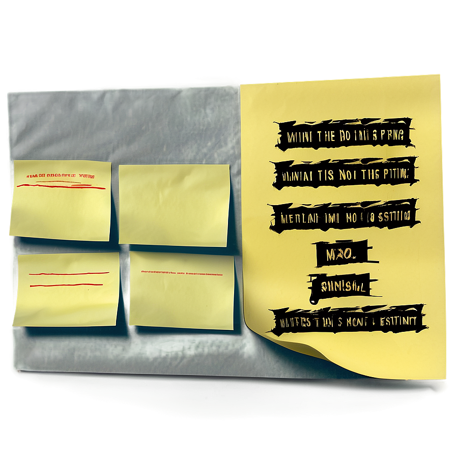 Sticky Note With Text Png Dct77