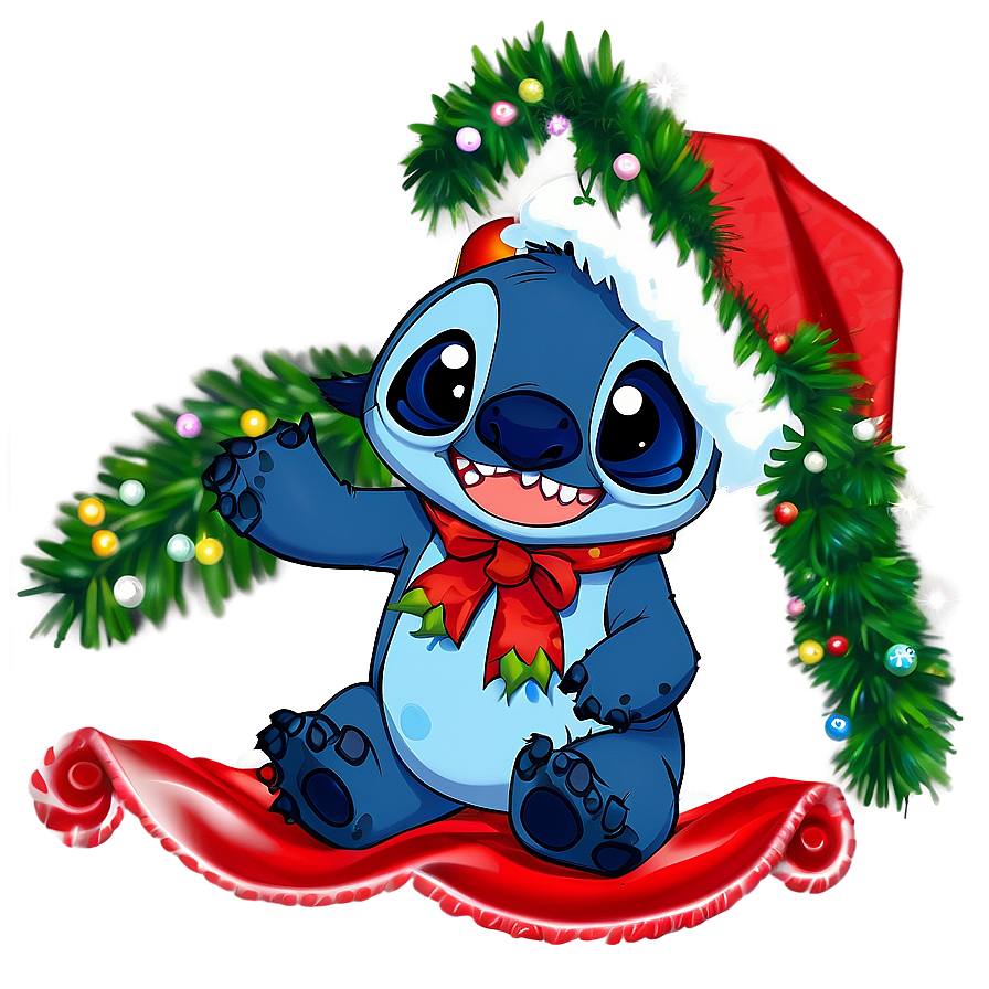 Stitch Christmas Spirit Png Gvg52