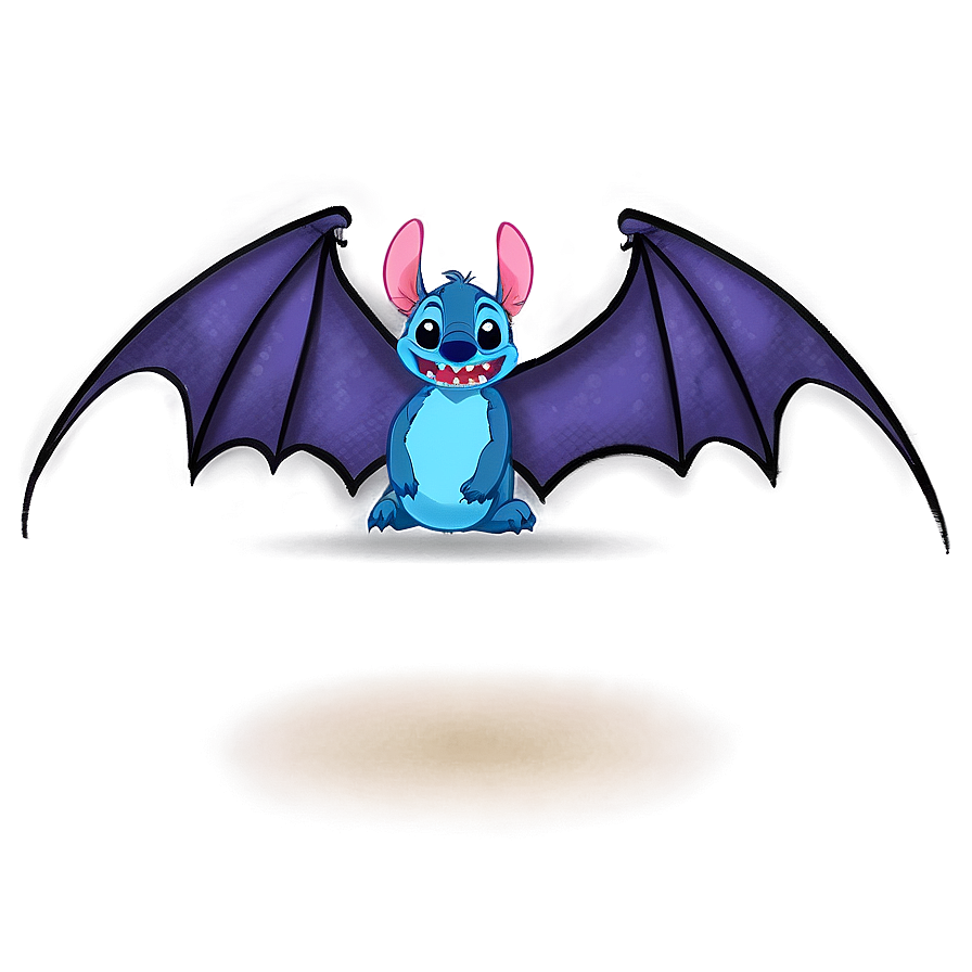 Stitch Halloween Bat Wings Png Oyc60