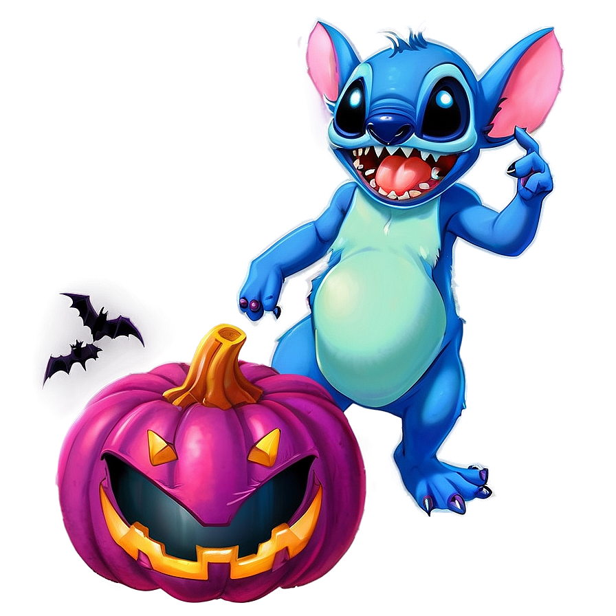 Stitch Halloween Party Png Acd