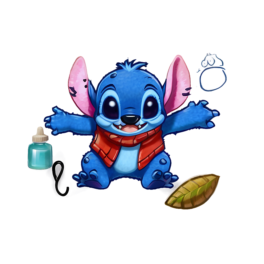 Stitch's Blue Fur Png Upn70