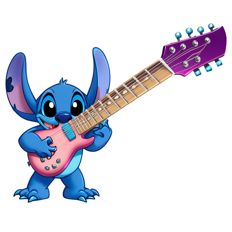 Stitch's Guitar Solo Png 05212024