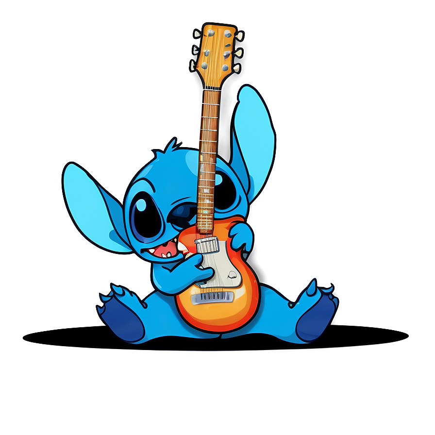 Stitch's Guitar Solo Png 05212024