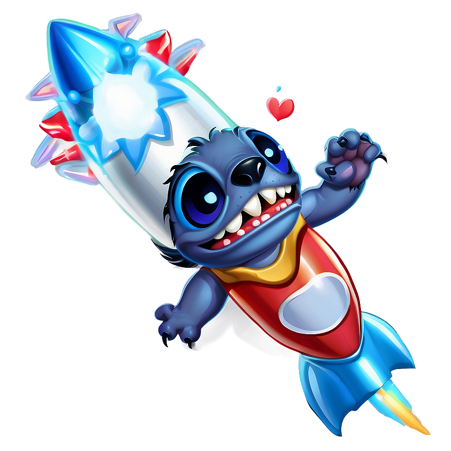 Stitch's Rocket Png Fvj