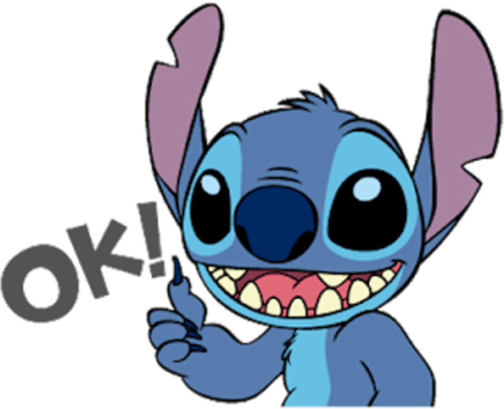 Stitch Thumbs Up O K Sign