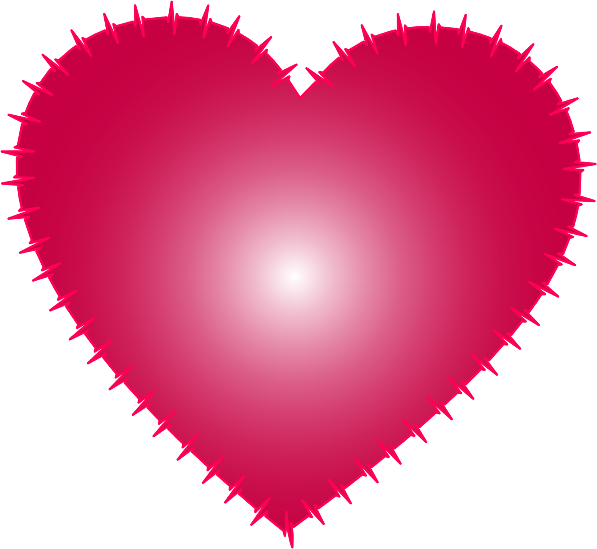 Stitched Heart Vector Graphic