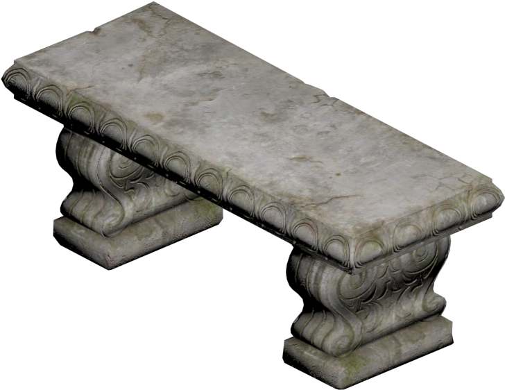 Stone Garden Bench Design