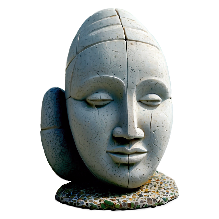 Stone Garden Sculpture Png 05212024