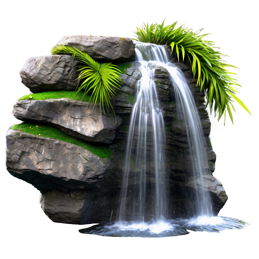 Stone Waterfall Png 05212024