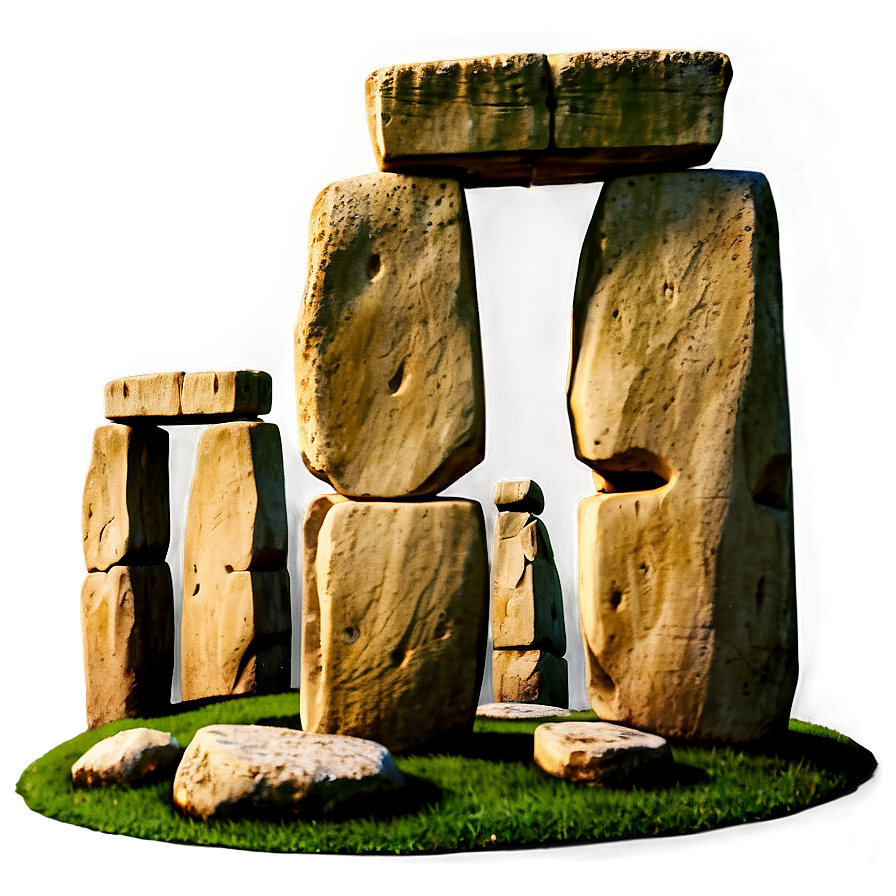 Stonehenge Illuminated At Night Png 06252024