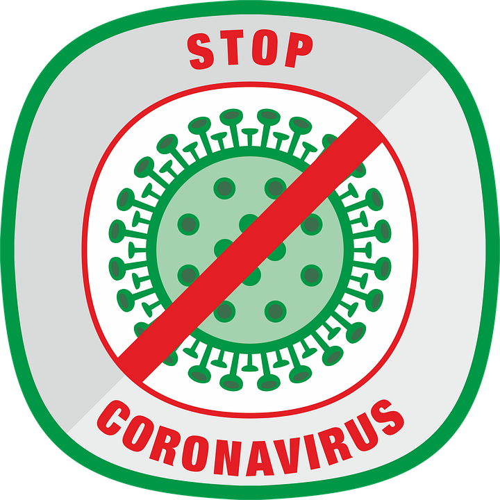 Stop Coronavirus Sign Graphic