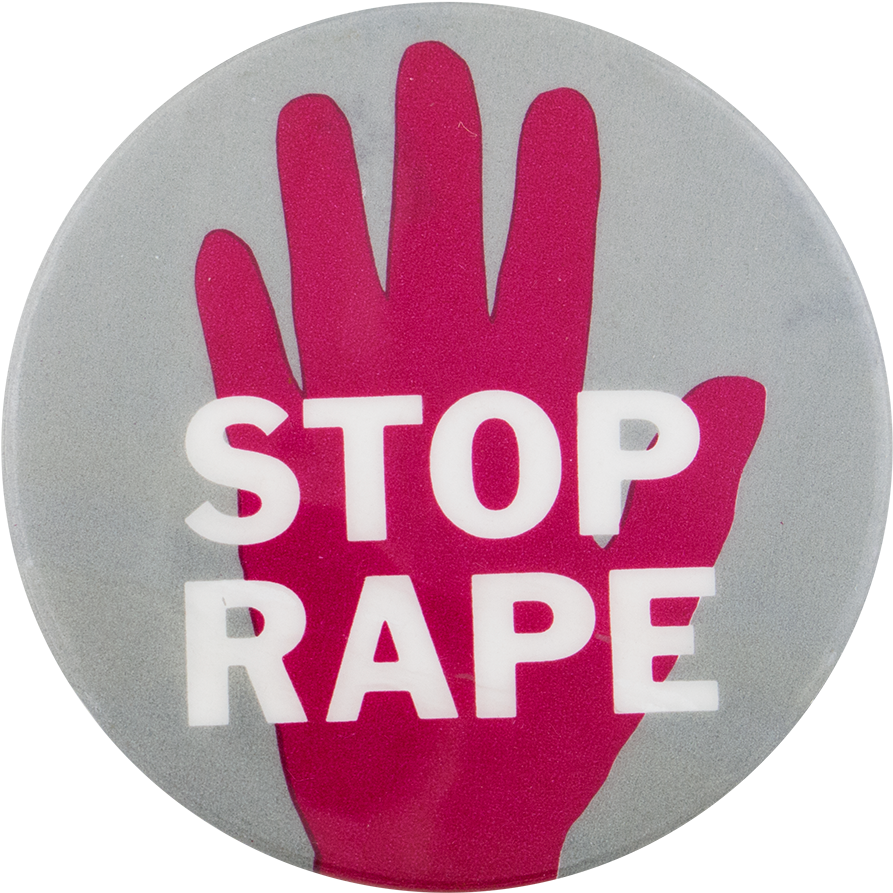 Stop Rape Awareness Badge