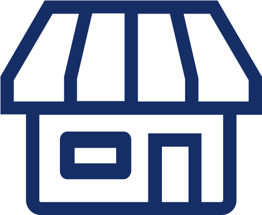 Storefront Icon Blue