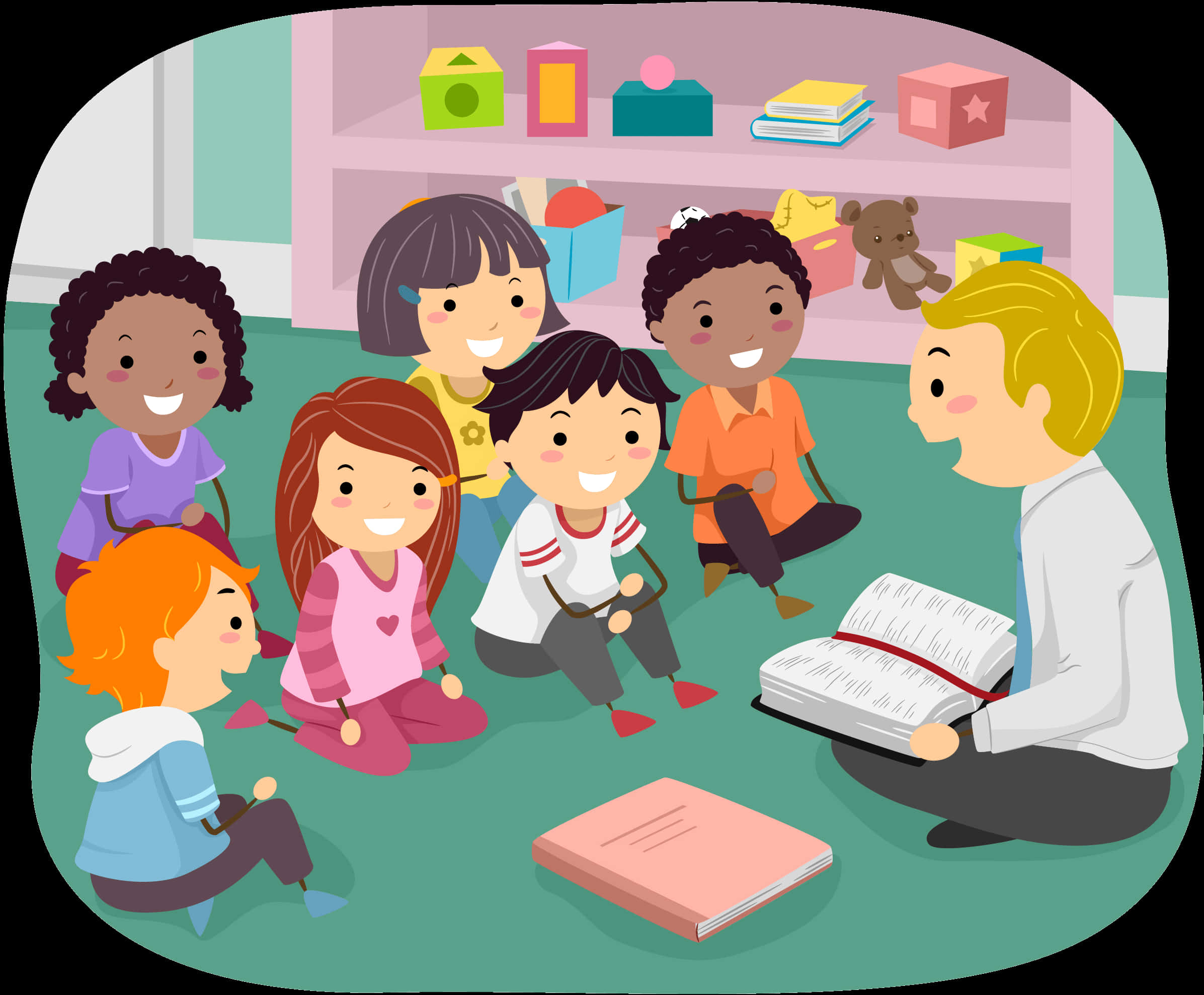 Storytimein Classroom Clipart