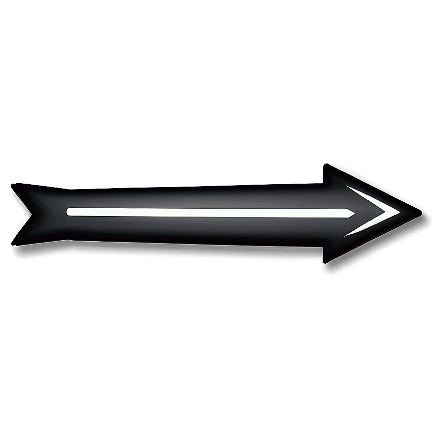 Straight Black Arrow Png Jop36