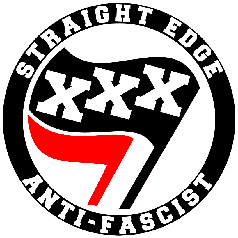 Straight Edge Antifascist Logo