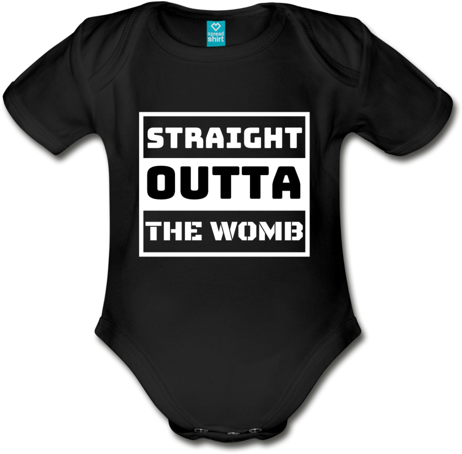 Straight Outta Womb Baby Onesie