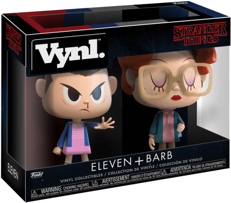 Stranger Things Elevenand Barb Vinyl Figures