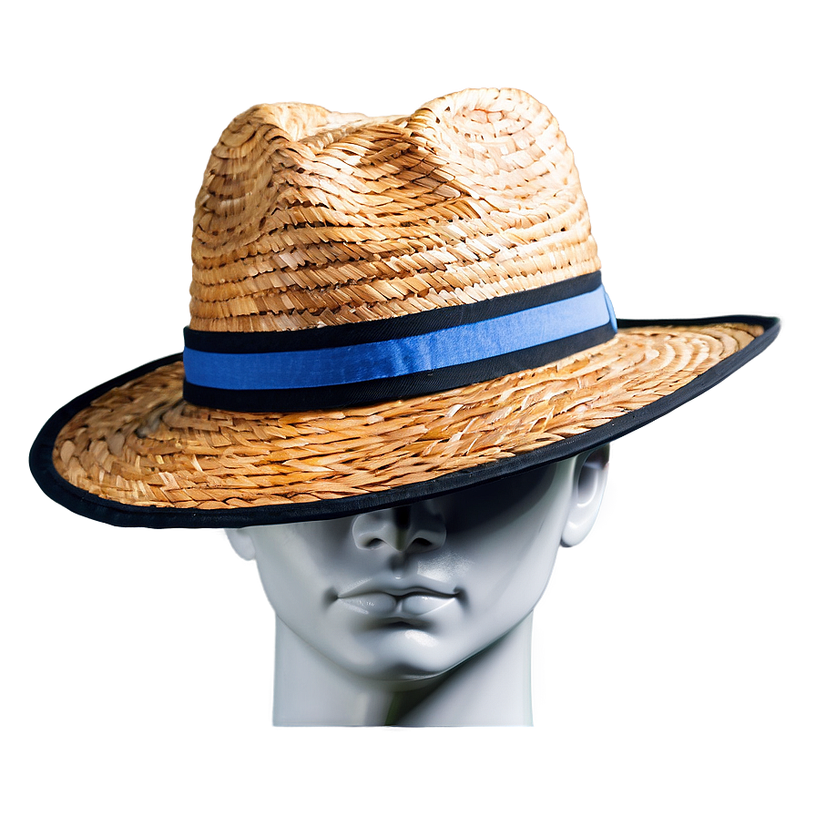 Straw Fedora Hat Png Fuw36