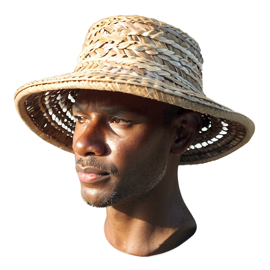 Straw Hat For Sun Protection Png 05252024