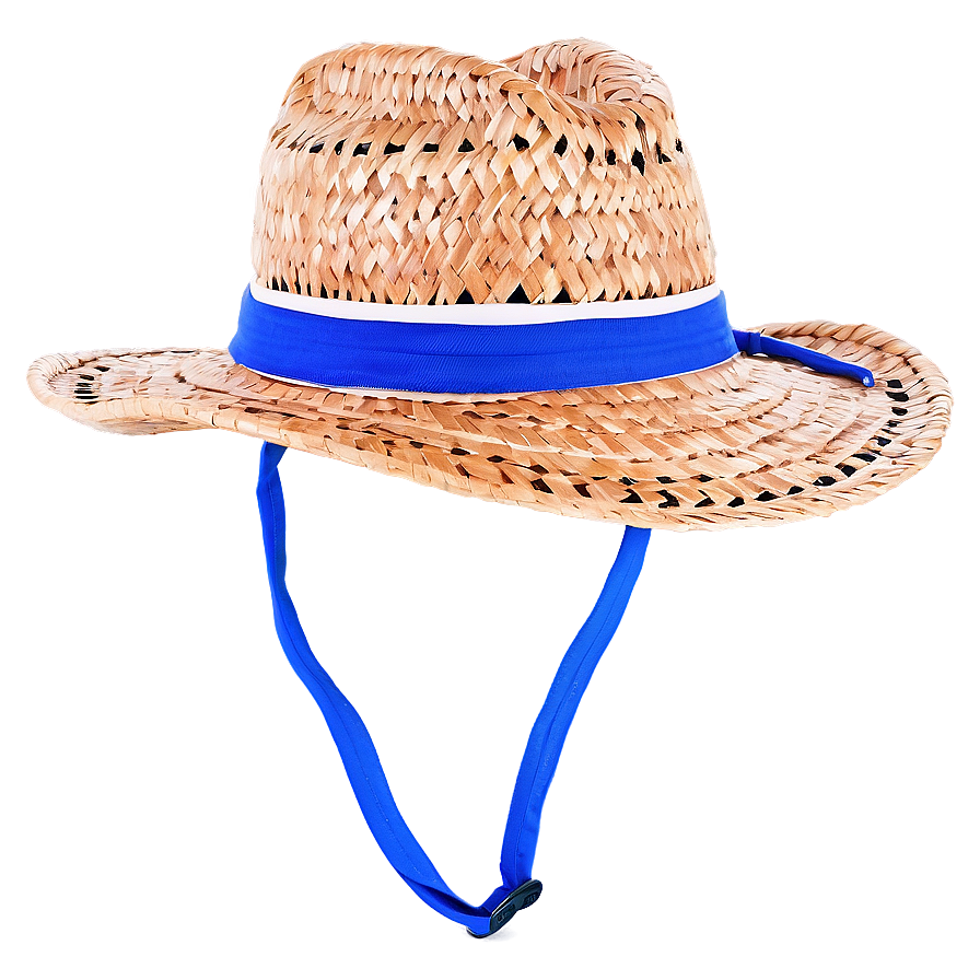 Straw Hat For Sun Protection Png Dtw