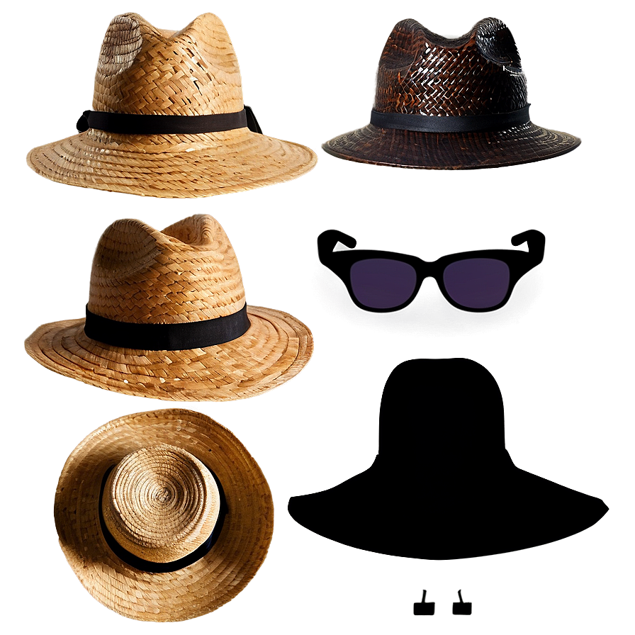 Straw Hat Outfit Png 05252024