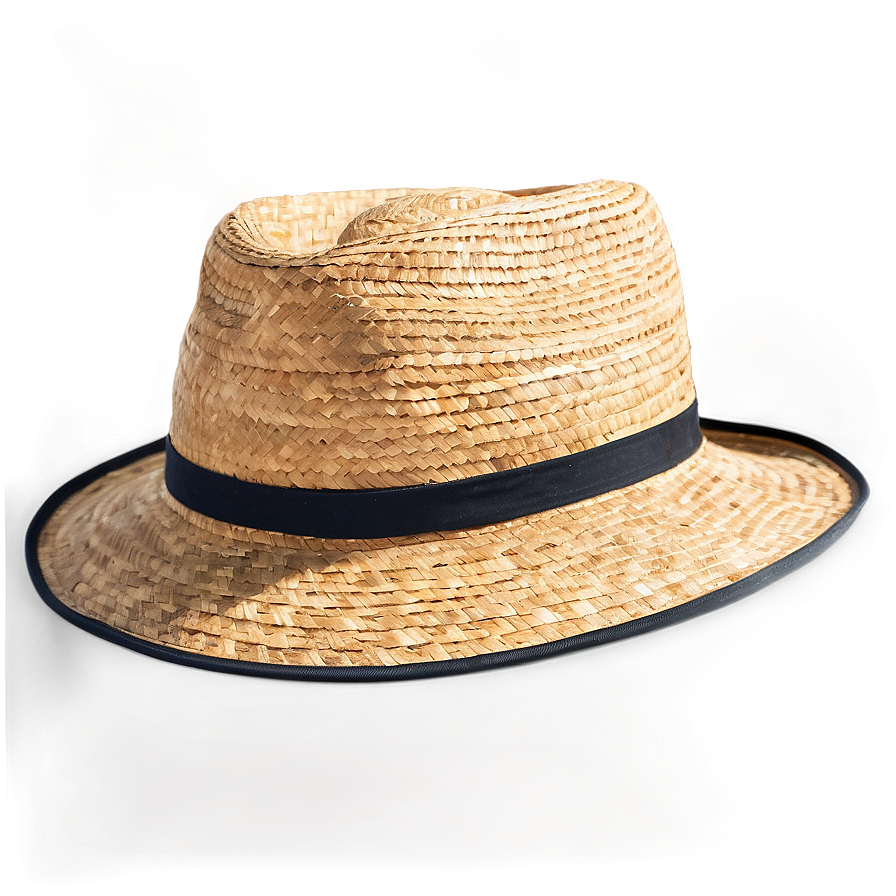 Straw Hat Top View Png 05252024