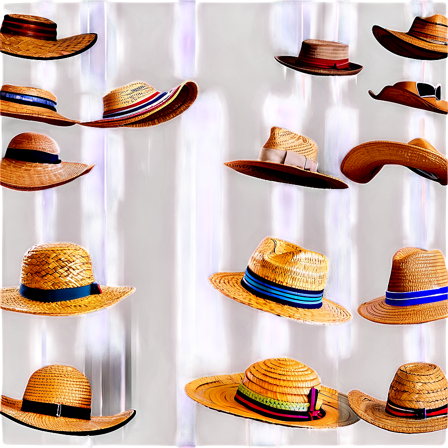 Straw Hat Transparent Background Png 05252024