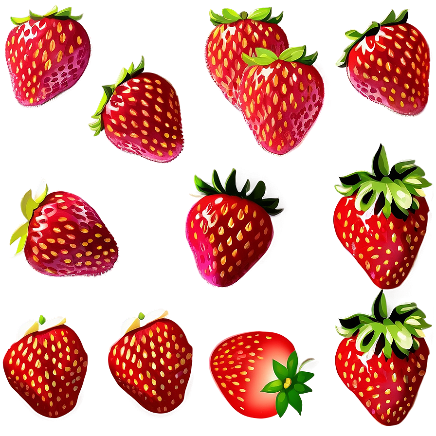 Strawberry Art Png 74