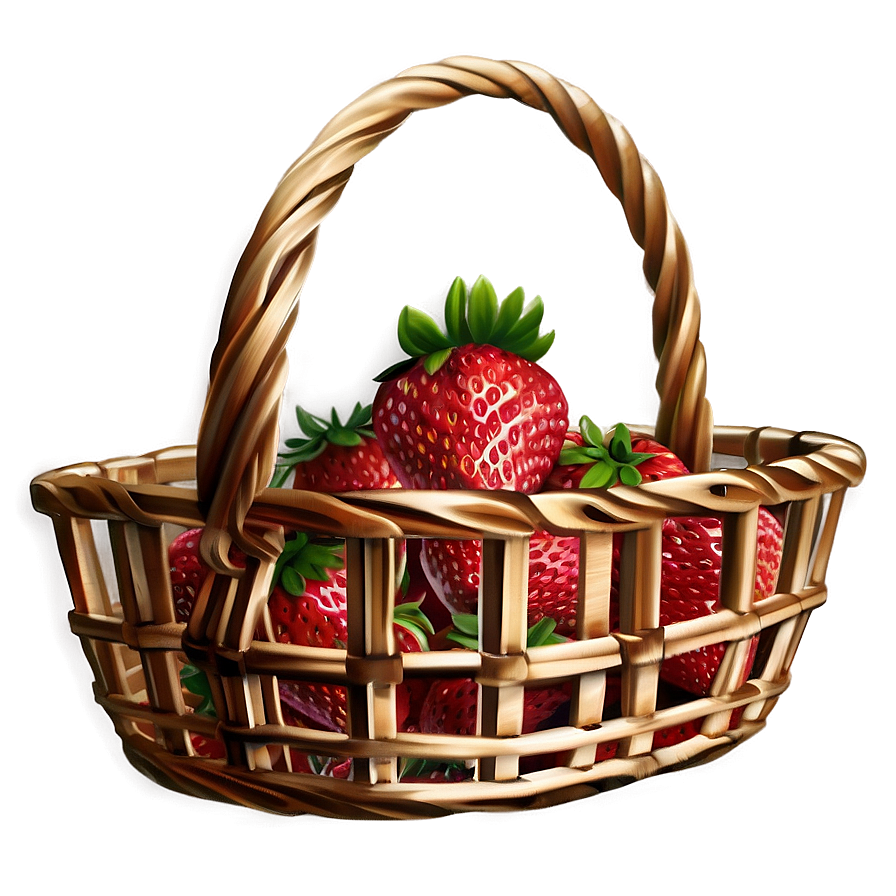 Strawberry Basket Png 49