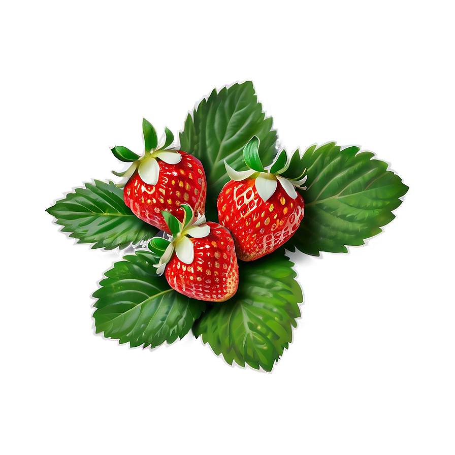 Strawberry Bunch Png Fqc