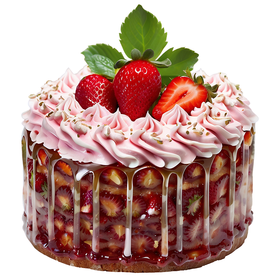 Strawberry Cake Png 06212024