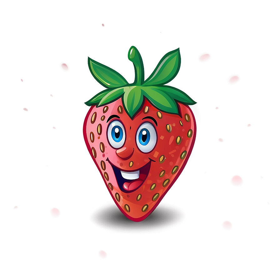 Strawberry Cartoon Character Png 05042024