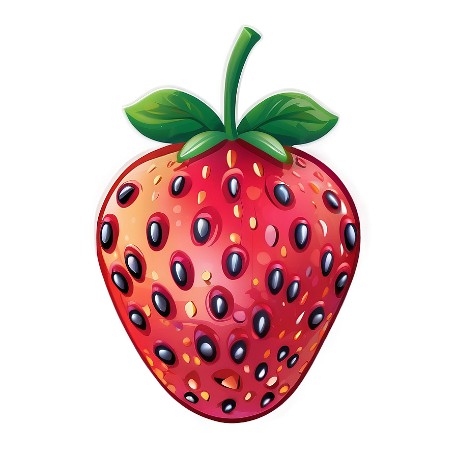 Strawberry Cartoon Character Png 45