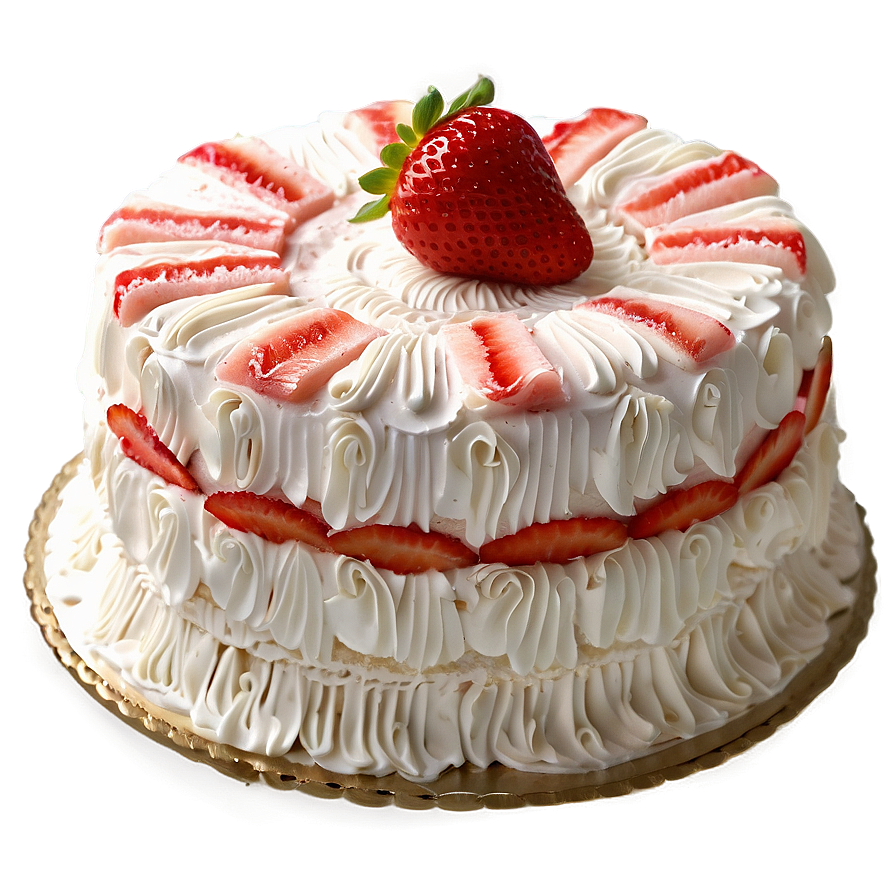 Strawberry Chiffon Cake Png Ute