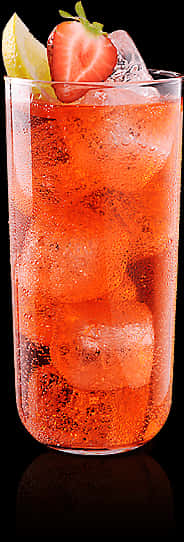 Strawberry Citrus Cocktail Glass