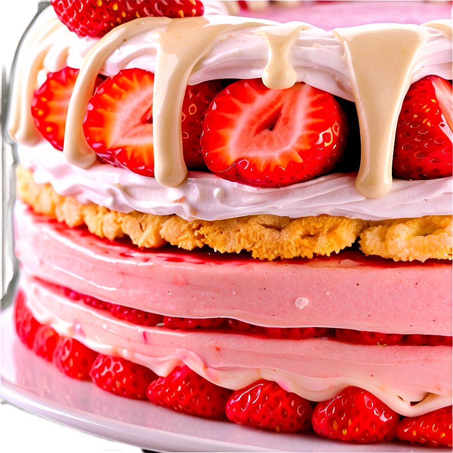 Strawberry Cream Cake Png 06212024