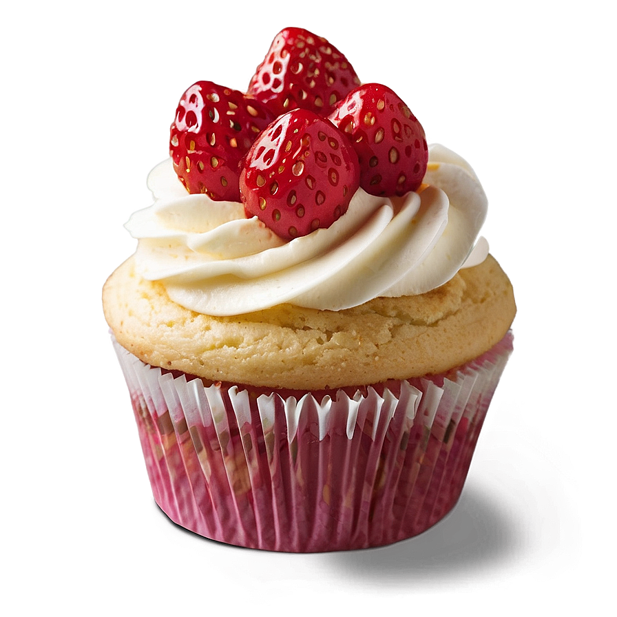 Strawberry Cupcake Png Uaq95