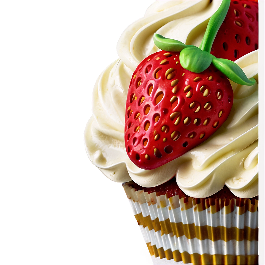 Strawberry Cupcakes Png Jkb34