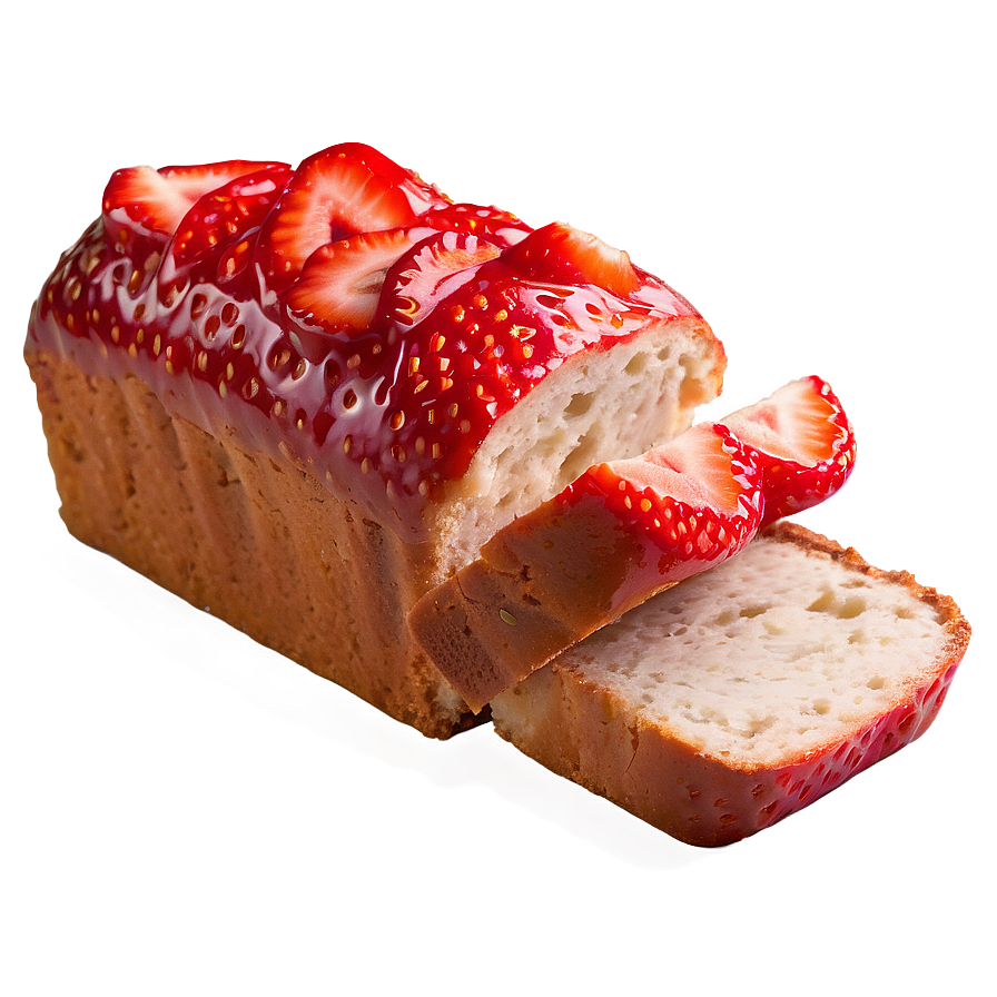 Strawberry Dessert Bread Png 05232024