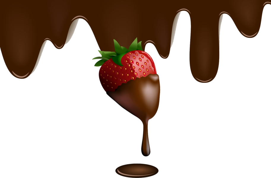 Strawberry Dippedin Chocolate Drip