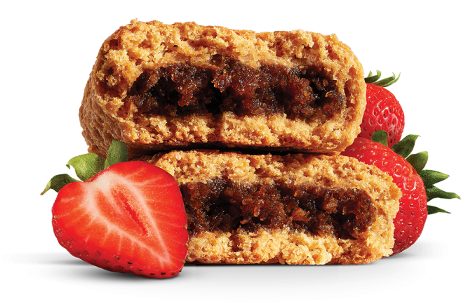 Strawberry Filled Pastry Snack