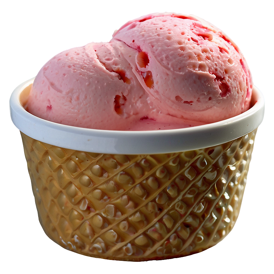 Strawberry Ice Cream Cup Png 58